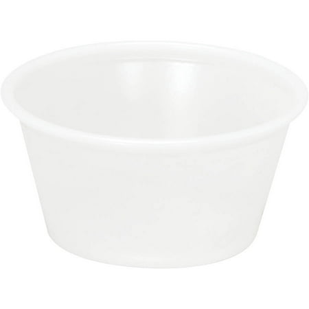 Transparent Portion Cup - Pactiv Plastic 2 oz. Translucent Souffle/Portion Cups, 200 count, (Pack of 12)