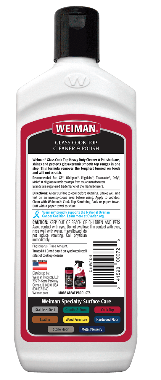 weiman glass cook top cleaner walmart