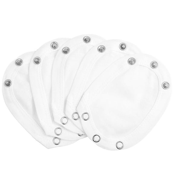 MIPCASE 5Pack Infant Bodysuit Extender with Washable and Adjustable Features for Growth Period