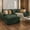 Green, variant on Noble House Quinley 108" Boneless Sponge Cloud Sofa, High-Density Foam Modular Corduroy Sectional, Living Room, Green