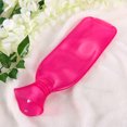 thumbnail image 2 of EeaseCA Thermoplastic PVC Transparent Hot Water Bottle Bag Heat Cold Therapy Hot Water Sack (Transparent-Pink), 2 of 4