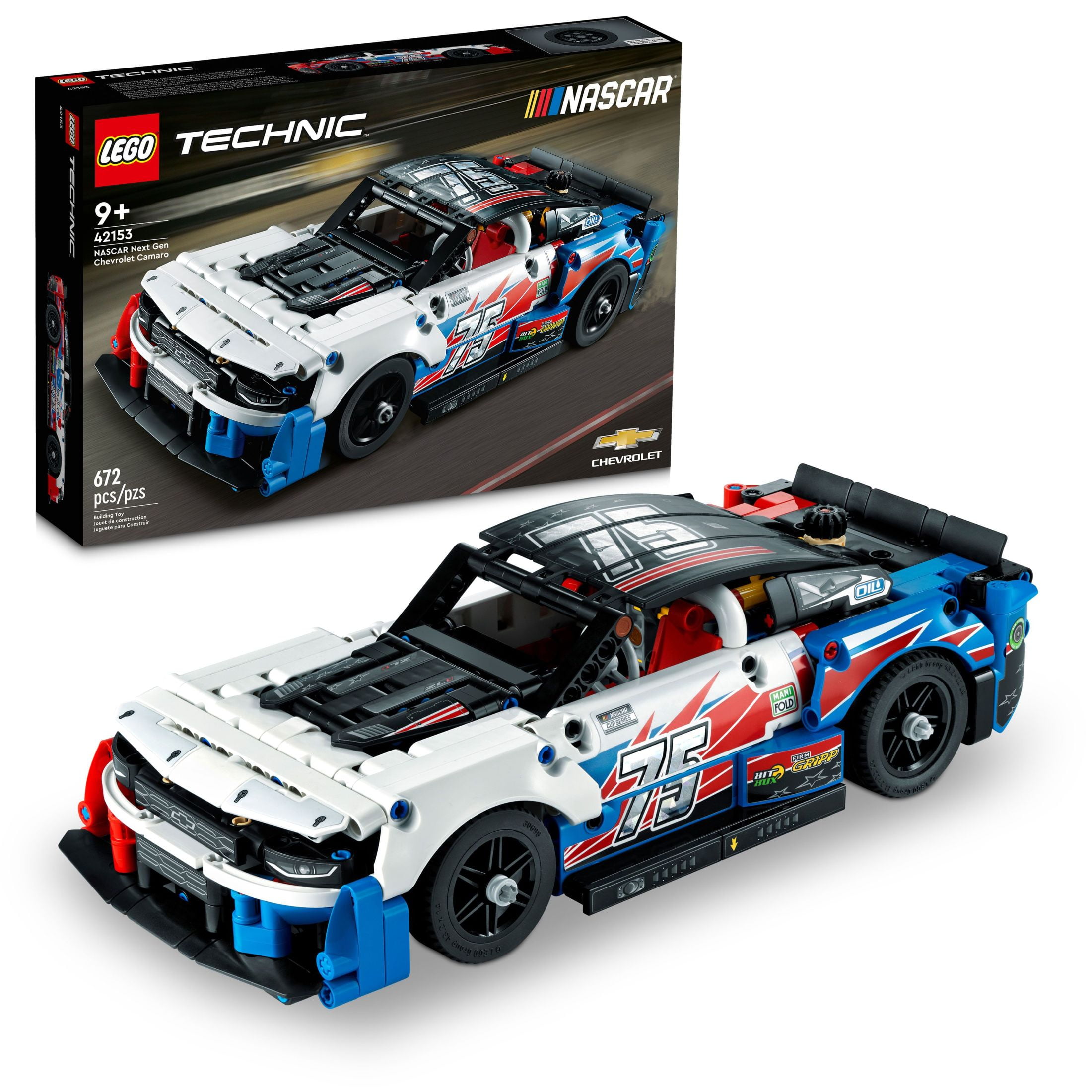 LEGO Speed Champions Ford Mustang Dark Horse Sports Car Toy Buildable Ford Mustang Toy for Kids Blue Toy Car Model Building Set Back to School Gift Idea for Students Ages 9 and