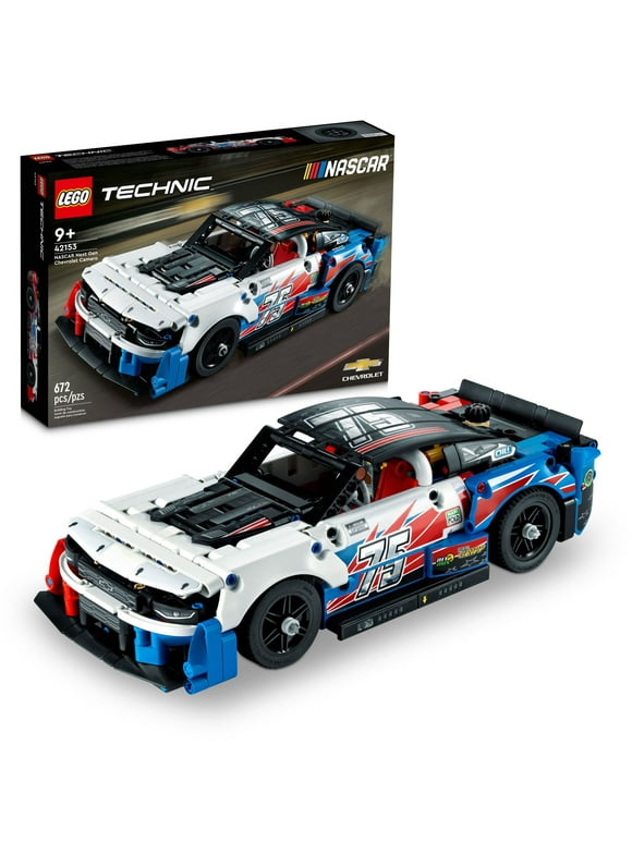 LEGO Technic NASCAR Next Gen Chevrolet Camaro ZL1 Building Set - Authentically Designed Model Car and Toy Racing Vehicle Kit, Collectible Race Car Display for Boys, Girls, and Teens Ages 9+, 42153