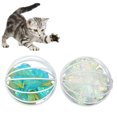thumbnail image 2 of 2PCS Cat Ball Toy Crinkle Ball in Cage Interactive Cat Sound Toy Cat Play Ball, 2 of 10