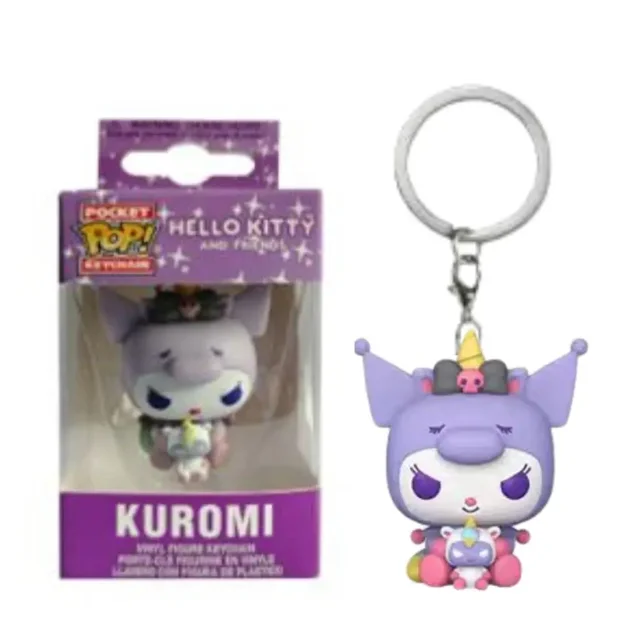 FUNKO POP-llavero de figuras de acción de Sanrio, juguetes para niños, Kuromi My Melody, Hello Kitty