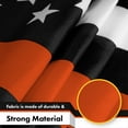 thumbnail image 3 of G128 - Thin Orange Line American Flag 150D Polyester 3x5 FT Printed Flag - Honoring Men Women Search and Rescue Brass Grommets Indoor/Outdoor - Much Thicker More Durable Than 100D 75D Polyester, 3 of 4