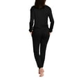 thumbnail image 3 of Blis Women's and Women's Plus Sleep Long Sleeve Pajama Jogger Set, 3 of 3