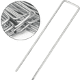 thumbnail image 2 of 100 clavos de tierra galvanizados para césped en forma de U para fijar césped artificial, tela de tierra, vellón de malezas, clavos de tierra, 2 of 8