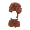 thumbnail image 4 of Ropa Para Muñecas De 17cm, Ropa Para Cambiarse, Juguete DIY Para Muñecas, Vestir, Ropa, Oso Marrón oso café, 4 of 8