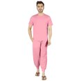 thumbnail image 1 of Inkmeso Ensemble de Pyjama Uni pour Hommes, Manches Courtes, Vêtement de Nuit à Col Rond, Ensemble de Pj, 1 of 7