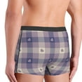 thumbnail image 5 of Fotbe Heart Check Plaid Men’s Total Support Pouch Boxer Briefs, X-Temp Cooling, Moisture-Wicking Underwear, Regular, Long-leg and Trunk-XX-Large, 5 of 9