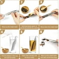 thumbnail image 5 of Tea Infuser Stainless Steel - 2 Pack Tea Steeper hold Loose Leaf, Reusable Metal Tea Diffuser Pipe, Obsterm Tea Filter Defuses, Fine Mesh Stick Holder for Tea Leaves, 5 of 7