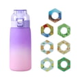 thumbnail image 1 of 600ml Bottle, Update Water Bottle Up Set With 7 Capsules Drinking Straw, Outdoor Water Bottle, 1 of 3