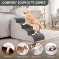 thumbnail image 6 of 4-Tiers Dog Stairs & Ramp Suitable for Beds and Sofas, Pet Stairs of Height Suitable for Small Dogs and Cats, 6 of 7