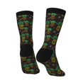 thumbnail image 5 of Uemuo Pineapples Pattern Women's Crew Socks, Soft Durable Breathable Moisture-Wicking with Odor Control Cotton socks, 5 of 9