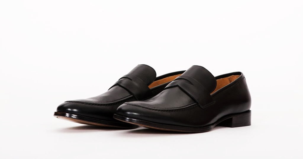 men's dress loafers black