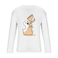 thumbnail image 5 of FDGIU Men's Halloween Graphic Tees Men Fashion Casual Print Sports Long Sleeves Round-Neck Blouses Shirts Casual Shirts, 5 of 5