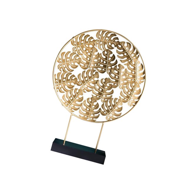 kurtrusly Nordic Home Decoration Accessories Iron Home Office Desktop Decor Gold L 1 Pc