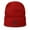 Red, variant on Morning Star Fire - Black - Knit Beanie