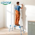 thumbnail image 2 of Taburete plegable Loyoda de 4 alturas, 35-51 cm, capacidad de 227 kg, 2 of 6