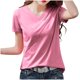 thumbnail image 2 of mfyjkho Tops De Gimnasio Para Mujer, Camiseta/Camiseta Informal Holgada De Manga Corta Con Cuello En V Para Mujer Tops Y Blusas Para Mujer L, 2 of 6