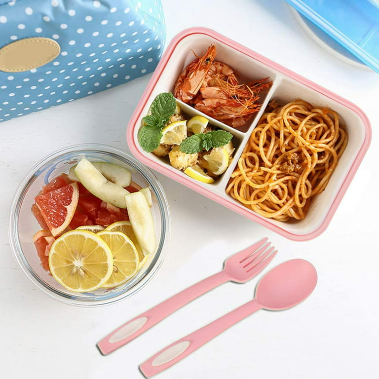 Lunch Box,Lunch Containers for Adults Kids Toddler,1.3L-4 Compartment Bento  Box,Microwave/Dishwasher/