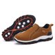 thumbnail image 1 of Zapatos para caminar sin cordones para hombre, zapatos antideslizantes transpirables informales con suela de goma a la moda, 1 of 5
