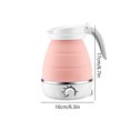 thumbnail image 2 of Hervidor eléctrico plegable fácil de usar para hervir agua de 600 ml para viajes al aire libre a casa, 2 of 5