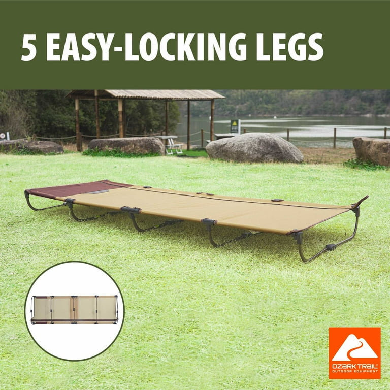 Ozark Trail Zipper Cot, Adult, 75.5