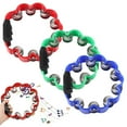 FLOWER SHAPED TAMBOURINE percussion tamborine drum hand plastic jingles