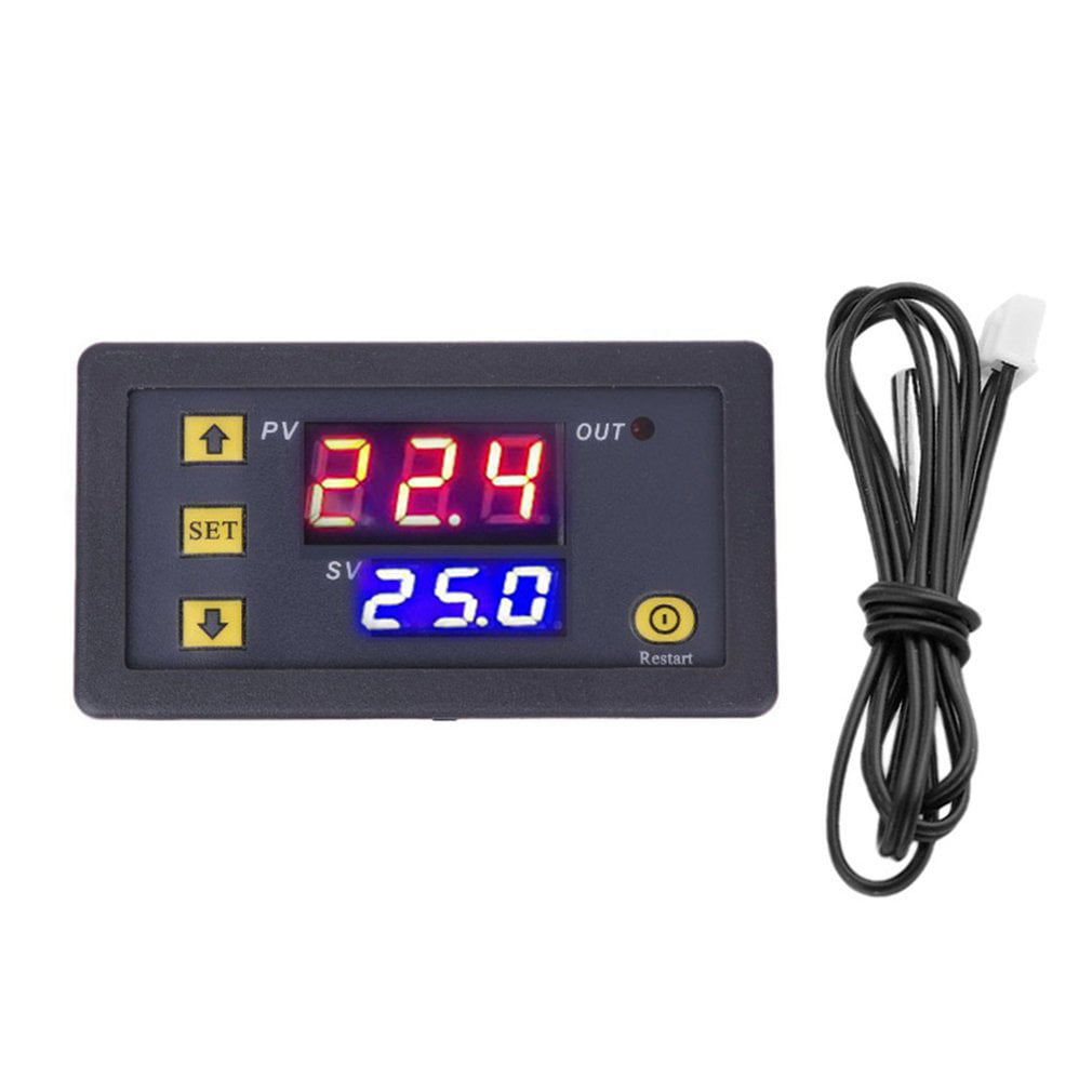 Digital Smart Thermostat Temperature Sensor Control Module Heating & Cooling 