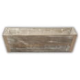 thumbnail image 3 of Home Decorative Wooden 14 Inch Ledge Planter - Brown, 3 of 4