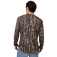 thumbnail image 5 of Realtree Men’s Reversible Performance Long Sleeve Shirt, Camo & Solid, Moisture-Wicking, UPF 50+, 5 of 8