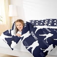 thumbnail image 4 of Feelyou Ice Hockey Lover Kids Bedding Comforter Set, Modern Ball Athlete Twin Comforter Sets, Cartoon Sports Theme Reversible Bedding Set, Super Cozy Room Decor, 2 Pieces, 4 of 8