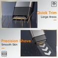 thumbnail image 2 of Manscape Electric Foil Shaver for Men, 2-in-1 Cordless Razor & Beard Trimmer, 7000RPM High Speed Motor, IPX6 Waterproof Wet Dry Shaving, Type-C Fast Charging, Portable Travel Grooming Kit, 2 of 11
