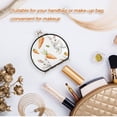 thumbnail image 4 of Portable Makeup Mirror Travel Mirror Compact Folding Mirrors Small for Women Beauty Accessories Cute Watercolor White Bunnies, 4 of 7