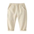 thumbnail image 3 of YOUYEDIAN Boys Casual Pants Toddlers Comfortable Stylish Pants Kids Spring Fall Trousers, 3 of 5