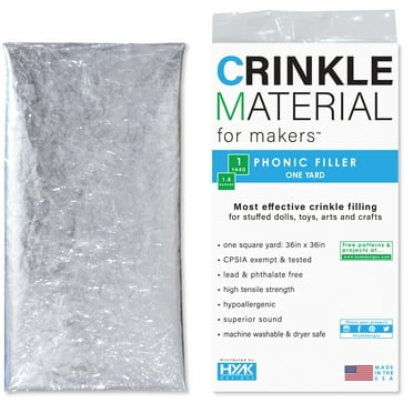 HYAKDesigns Crinkle Material for Makers-Sensory