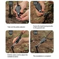 thumbnail image 3 of Wosthever Polea Cuerda de trinquetes de metal Toldo portátil Correa de amarre Colgador ajustable de alta resistencia Almacén al aire libre carpas 4 piezas, 3 of 6