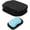 Black, variant on Minzimin 4 Pack Assorted Soap Saver Holder for Bar Soap Dish, Self Draining Soap Lift for Shower Kitchen Bathroom, Porous Construction air circulate 2.9" x 4.5" PVC BPA-Free Non-Slip Durable