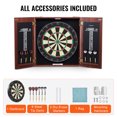 thumbnail image 3 of KFFKFF Dartboard with Cabinet Kit, Official Size Dartboard Cabinet Set, Steel Point Dart Concealment Cabinet, Simple Assembly, Comes with All Necessary Equipment, Ideal for Cricket Matches, 3 of 9