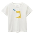 thumbnail image 1 of Gibobby Blusas Manga Larga Niños Camisetas informales con estampado de dibujos animados de manga corta para niños pequeños y niñas de verano para ropa de niños(Blanco, 9-12 Meses), 1 of 4