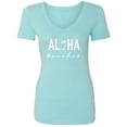 thumbnail image 1 of Aloha Beaches (cocktail) Womens V-Neck Tee, 1 of 1