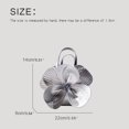 thumbnail image 4 of Bolsos de noche con apliques de pétalos para mujer, bolsos y carteras de diseñador de lujo, novedad de 2024, en PU con flores y bolsillo interior con cadena para el hombro, 4 of 5
