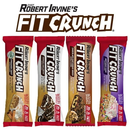 FITCRUNCH Protein Bars | World’s Only 6-Layer Baked Bar | Variety (Best Protein Shake In The World)