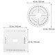 thumbnail image 4 of 2pcs Practical Beading Cord Disc Braiding Board Handmade Weaving Disk Plate, 4 of 4