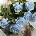 thumbnail image 4 of 17 Pouces Rose Rouge en Plastique Artificiel, 4 of 8
