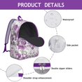 thumbnail image 4 of Contemporary Sunflower Print Backpack with Multiple Pockets, Organized School Bookbag for Students and Professionals, Comfortable Design, Excellent Gift, 4 of 5