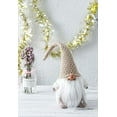 thumbnail image 4 of Adornos de decoración de elfos navideños hechos a mano, regalos del día de acción de gracias, gnomos suecos de 14 pulgadas (caqui) Namotu WMPH-1131, 4 of 7