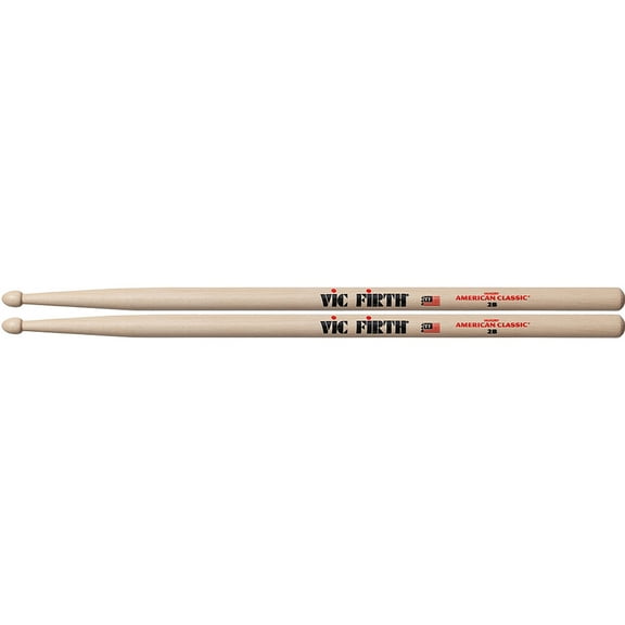 Vic Firth American Classic 2B Wood Tip Drumsticks